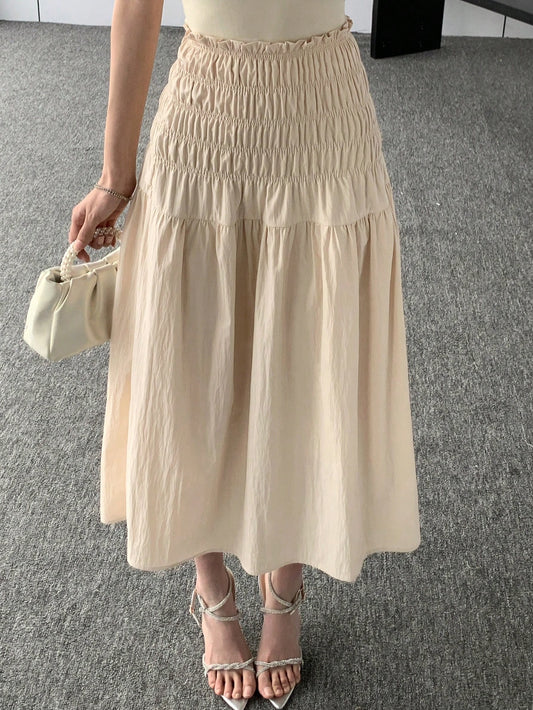 Women's Pleated Long Skirt