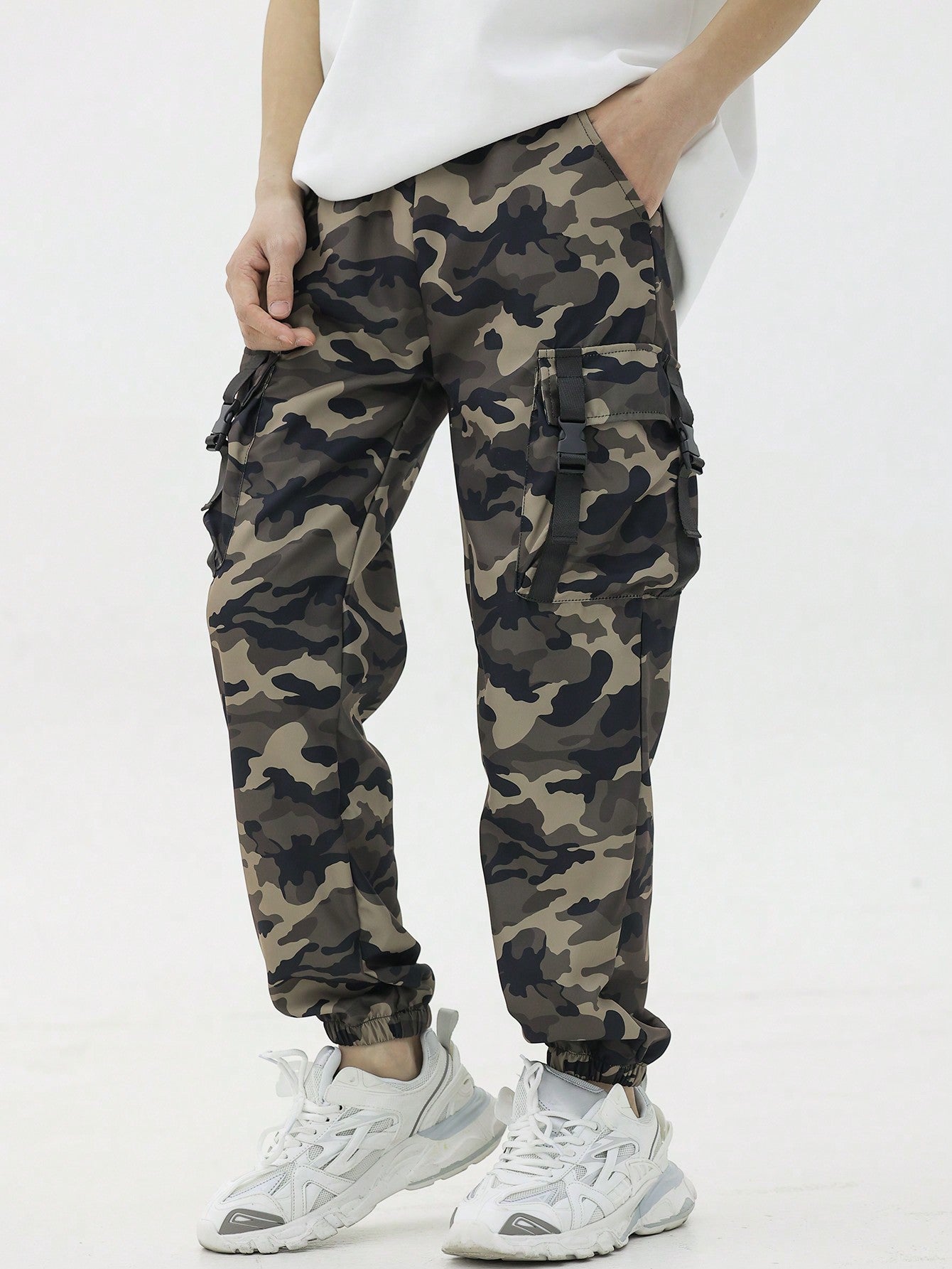 Tween Boys' Camo Utility Pocket Pants