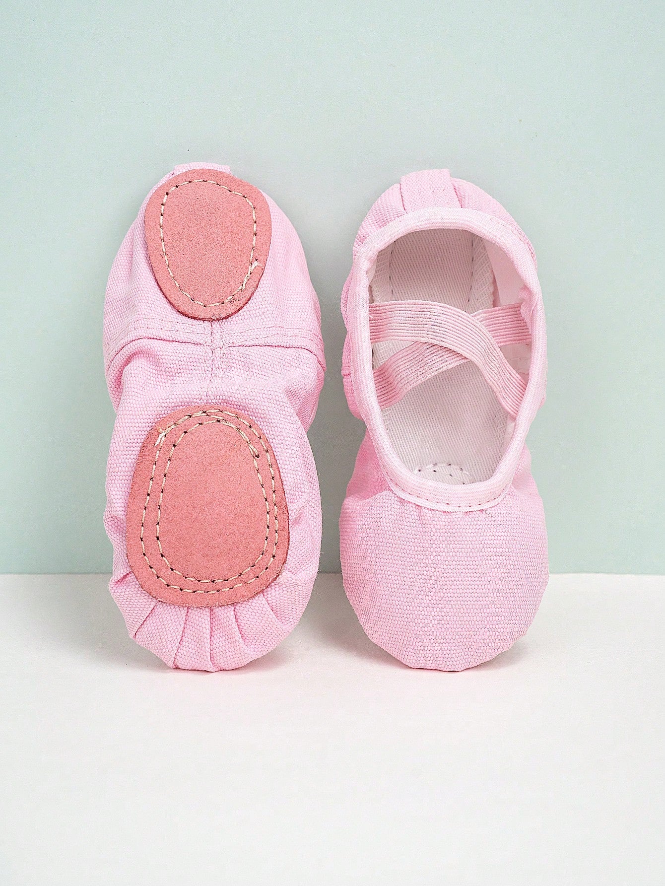 Children's Full Elastic Indoor Practice Shoes, Soft And Comfortable, Wear-Resistant, Elastic Opening, No-Tie Ballet Dance Shoes