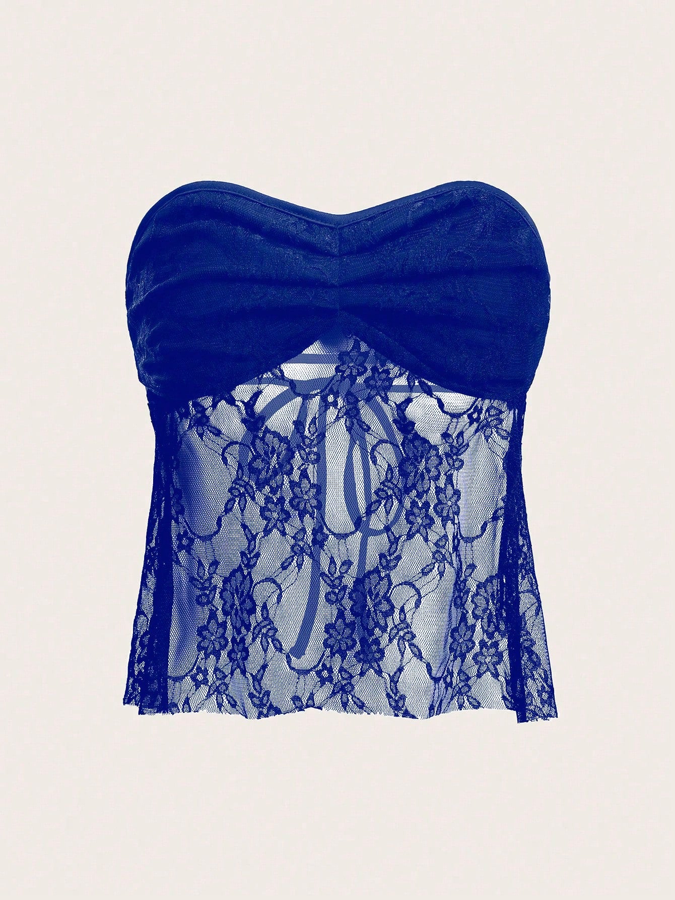 Women's Strapless Lace Top