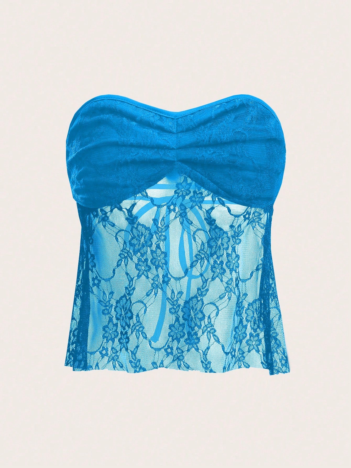 Women's Strapless Lace Top