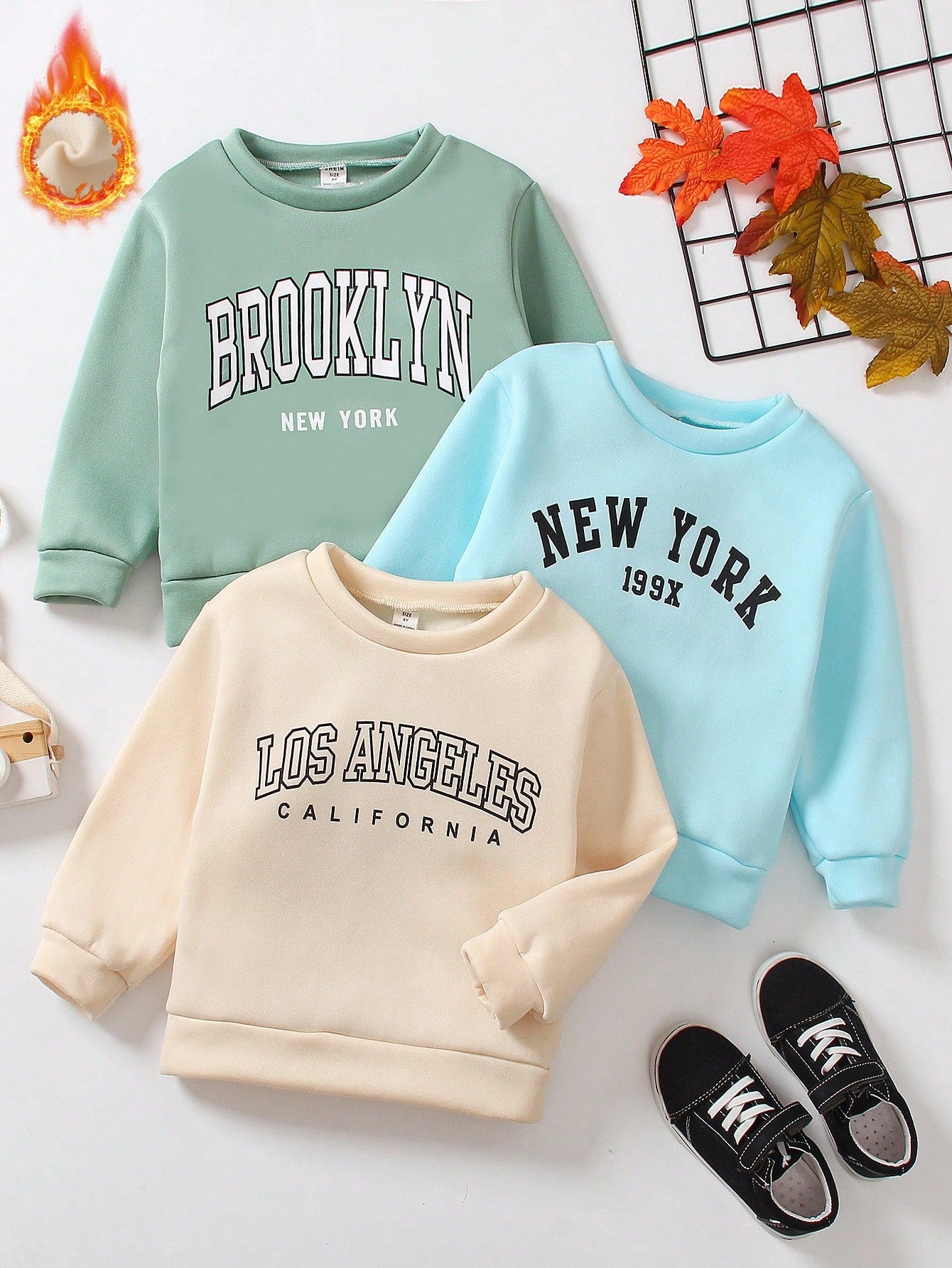 Young Boy 3pcs Casual Letter Print Long Sleeve Sweatshirt Set For Daily Wear, Autumn And Winter