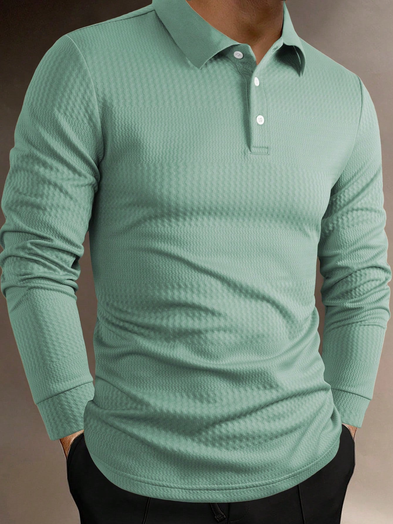 Men Solid Polo Shirt