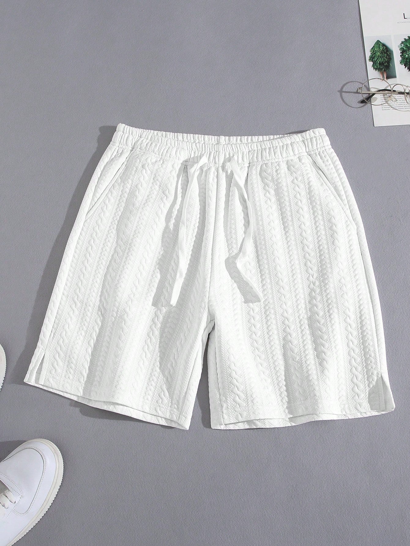 Men's Casual Jacquard Shorts