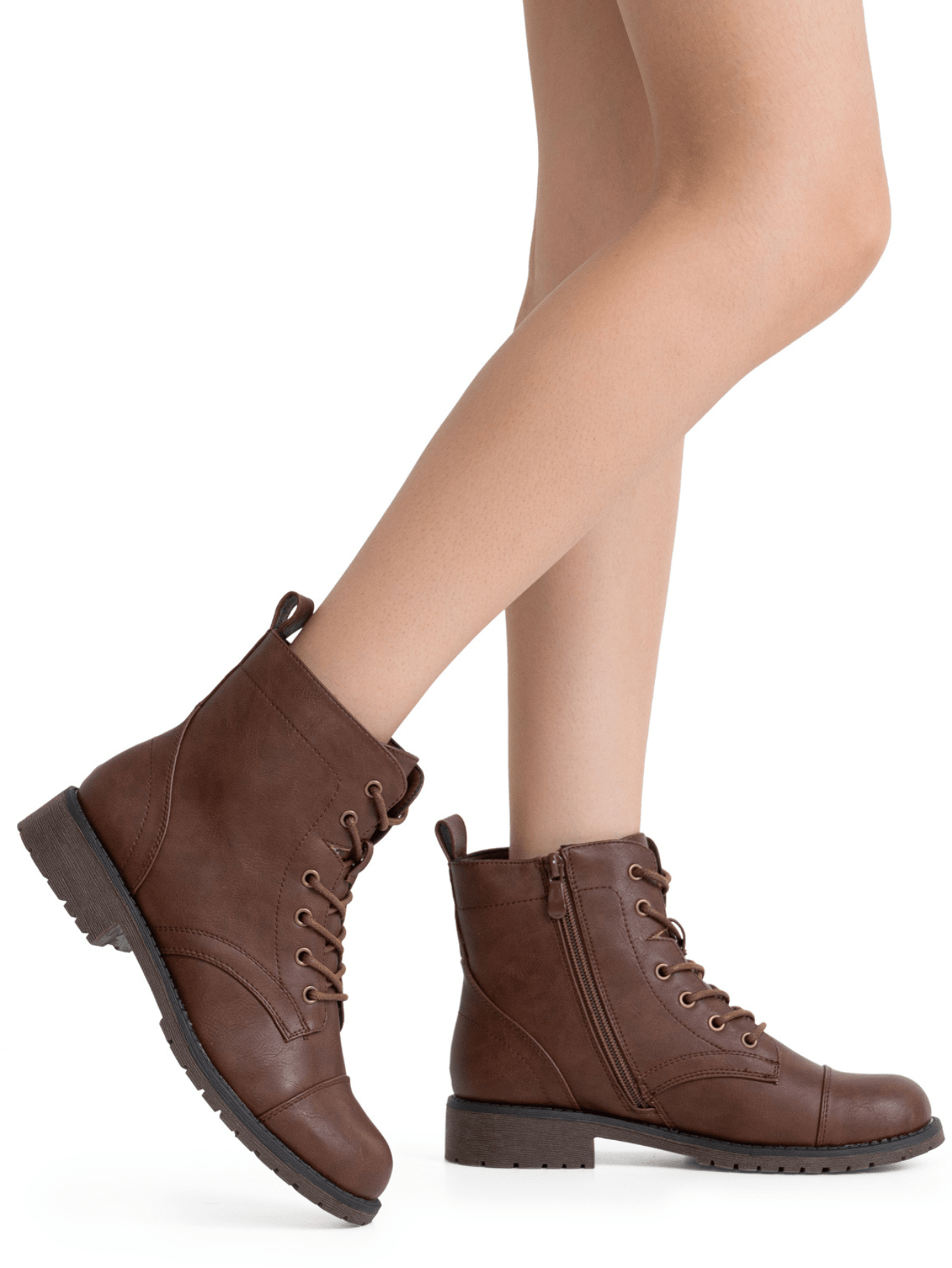 Comfyshoes Women's Lace Up Ankle Boots, Fashion Low Heel Booties