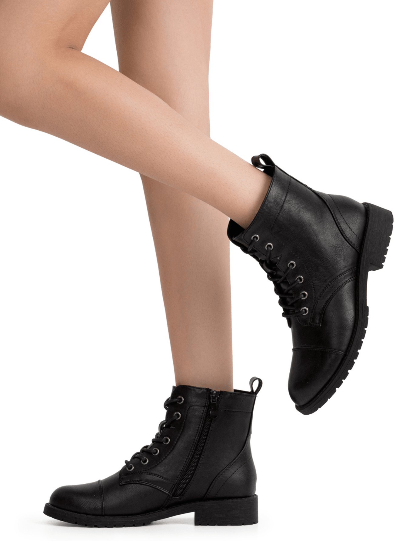 Comfyshoes Women's Lace Up Ankle Boots, Fashion Low Heel Booties