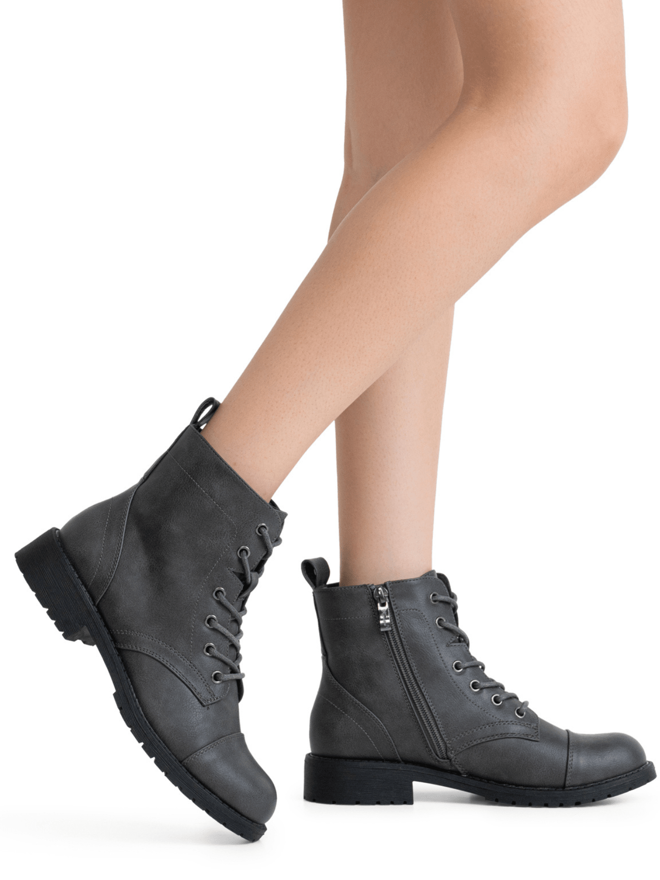 Comfyshoes Women's Lace Up Ankle Boots, Fashion Low Heel Booties