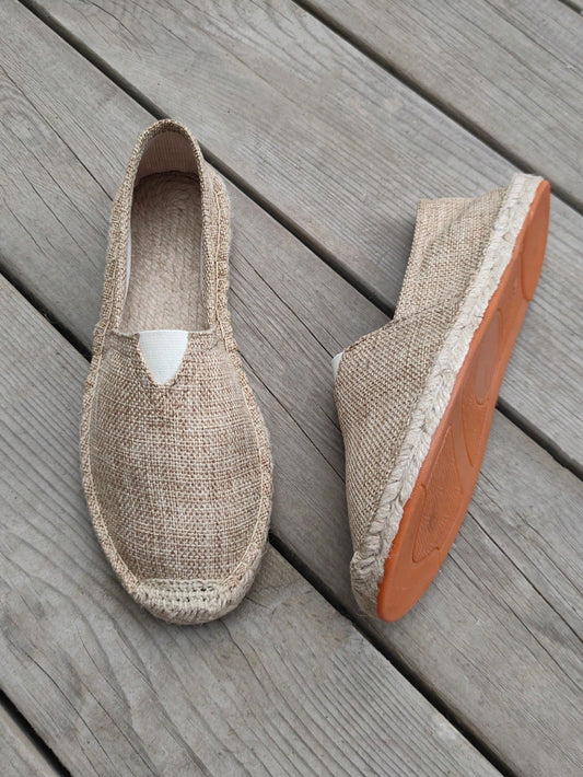 Women's Fisherman Shoe Woven Straw & Rope & Linen Cloth Fashion Trendy