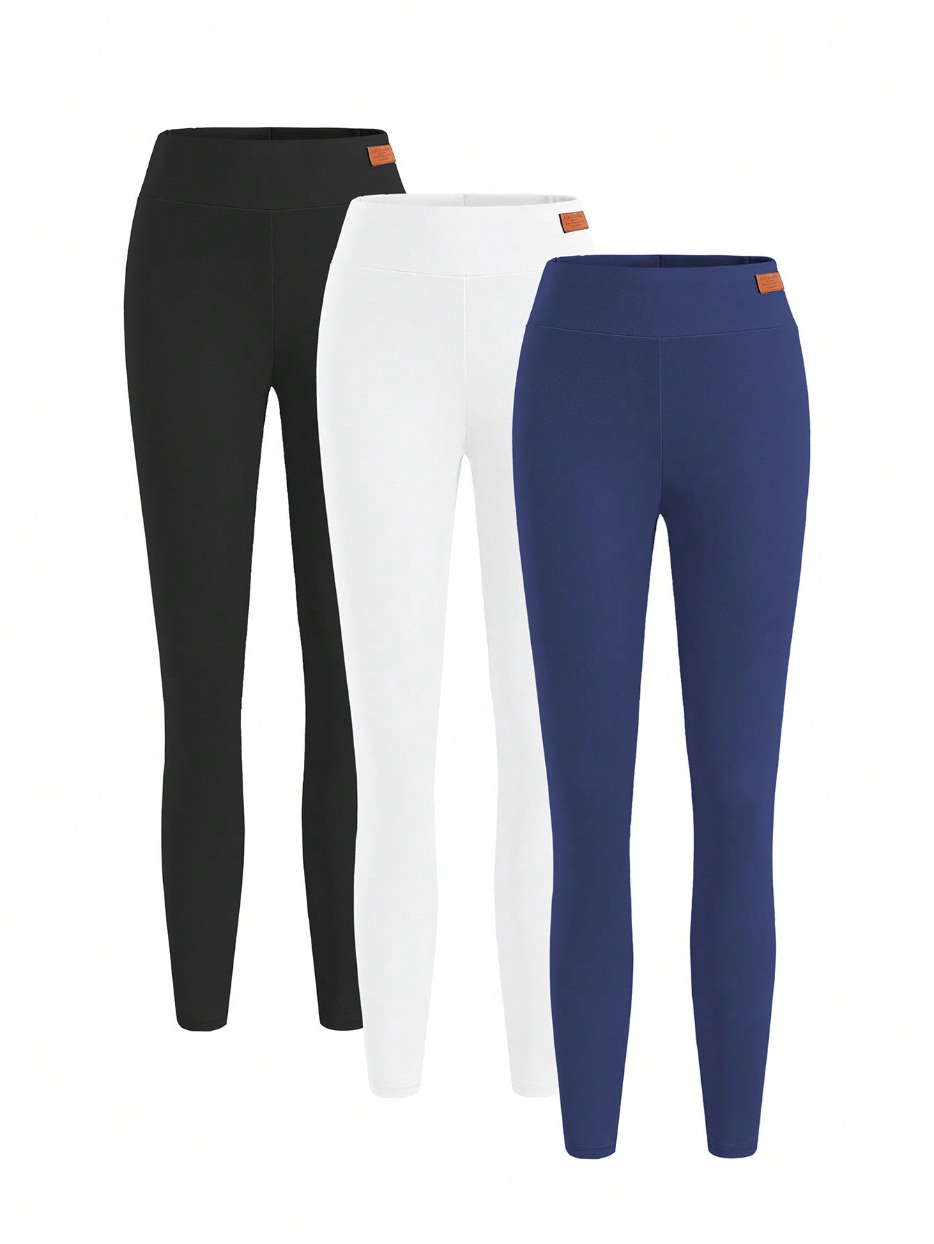 3pcs/Set Slim Comfortable Base Layer Leggings For Tween Girls, Multiple Colors Available