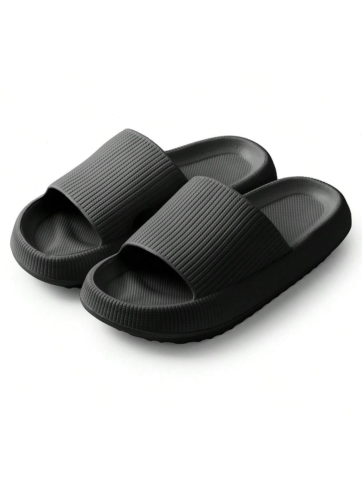 Clouds Anti-Slip Slippers For Women And Men, Shower Bathroom Slides Sandals House Slippers Comfort Thick Sole Slides