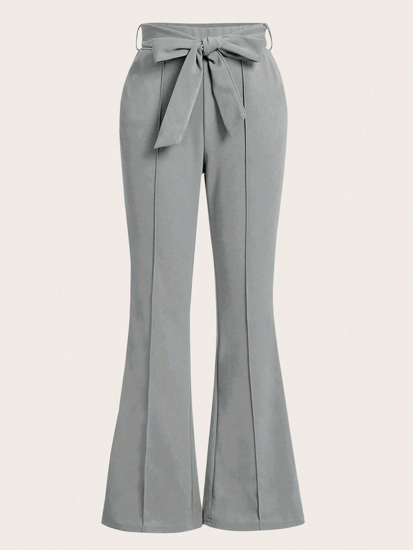 Women's Wide Belted Flared Pants