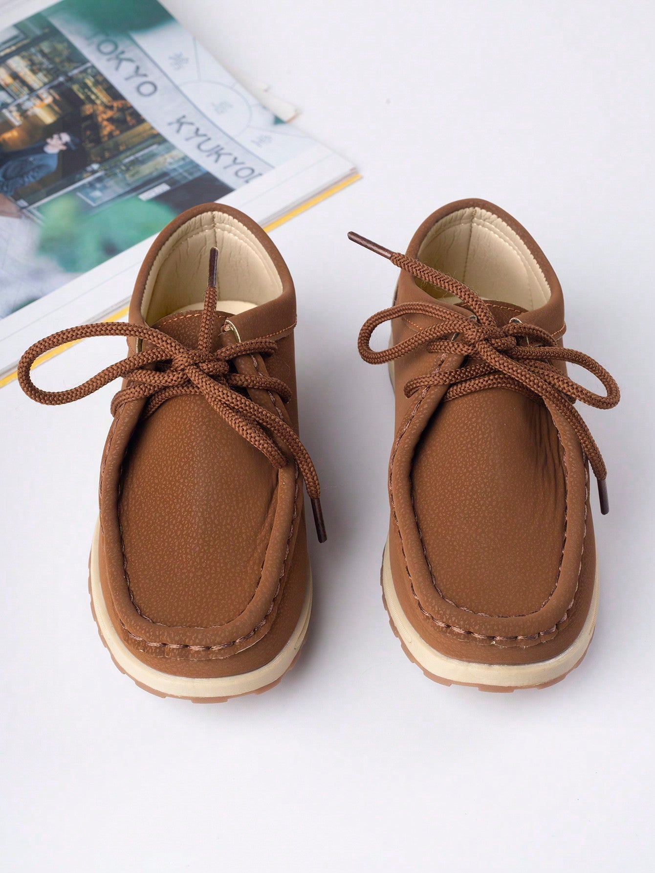 1pair Fashionable Basic Comfortable Breathable Children Flat Shoes