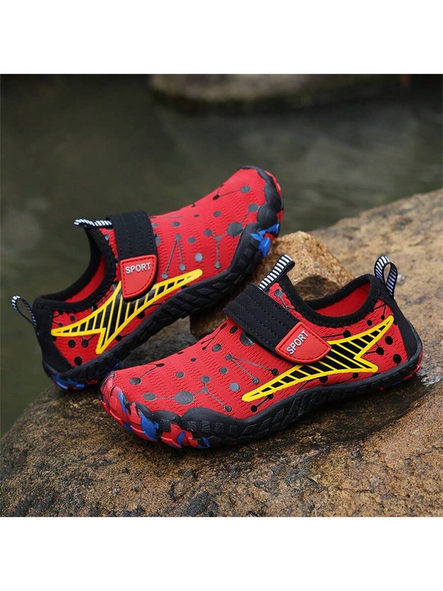 Unisex Barefoot Water Shoes, Lightweight & Anti-Slip Quick Dry Aqua Shoes, Ideal For Kids' Beach, Swimming, Hiking, Surfing And Yoga