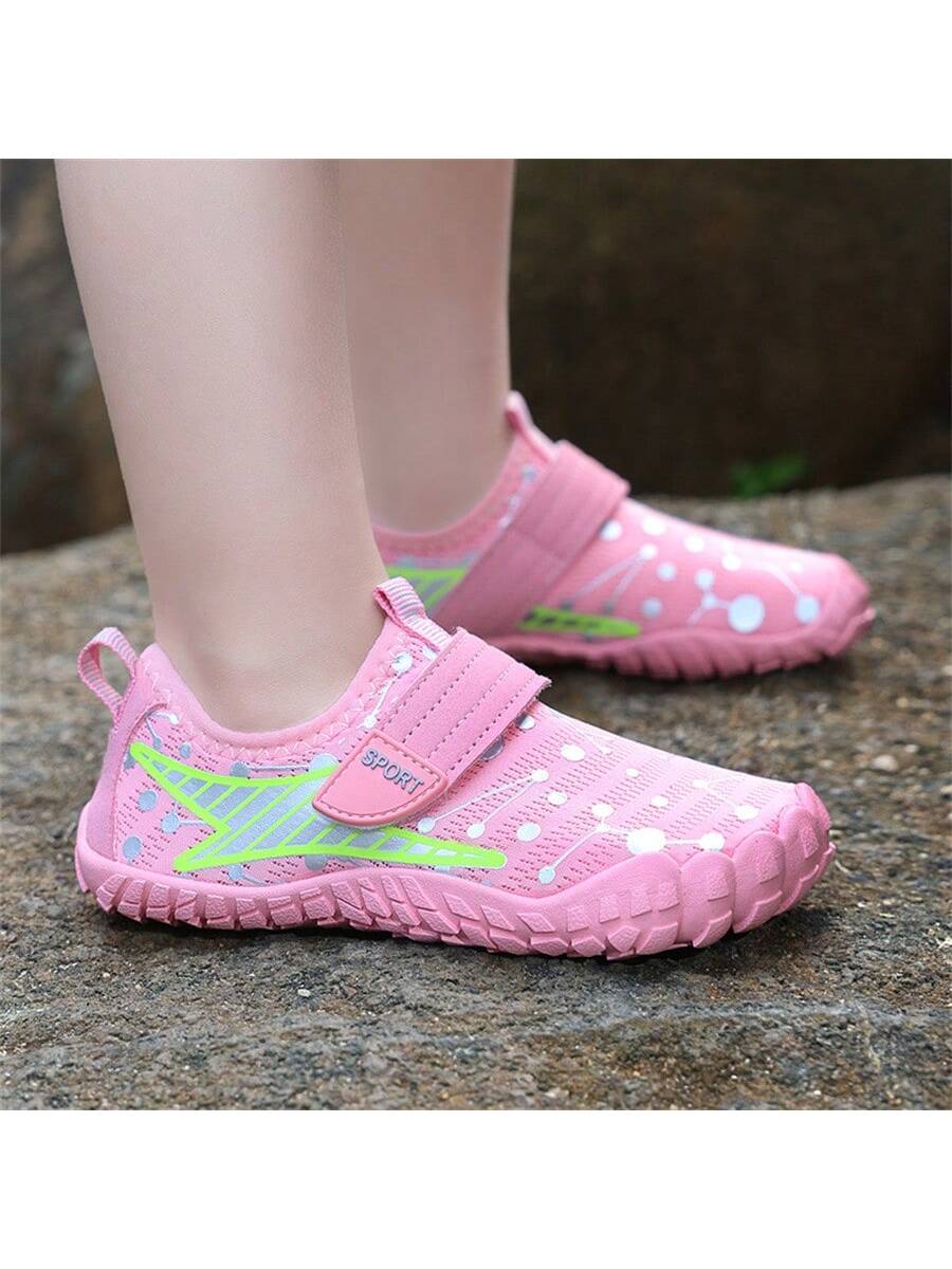 Unisex Kids' Barefoot Water Shoes, Lightweight Anti-Skid Quick-Drying Aquatic Shoes, Suitable For Beach, Swimming, Hiking, Surfing, Yoga