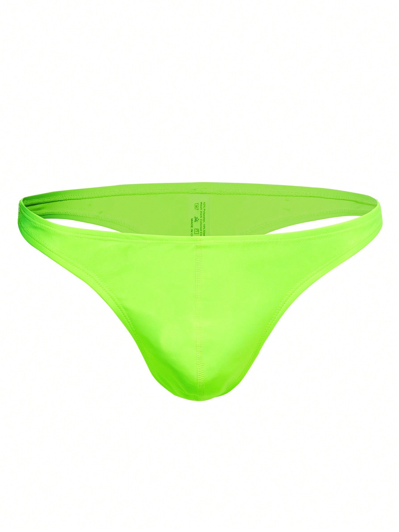 Men's Neon Triangle Swim Shorts Bathing Suit For Summer Beach