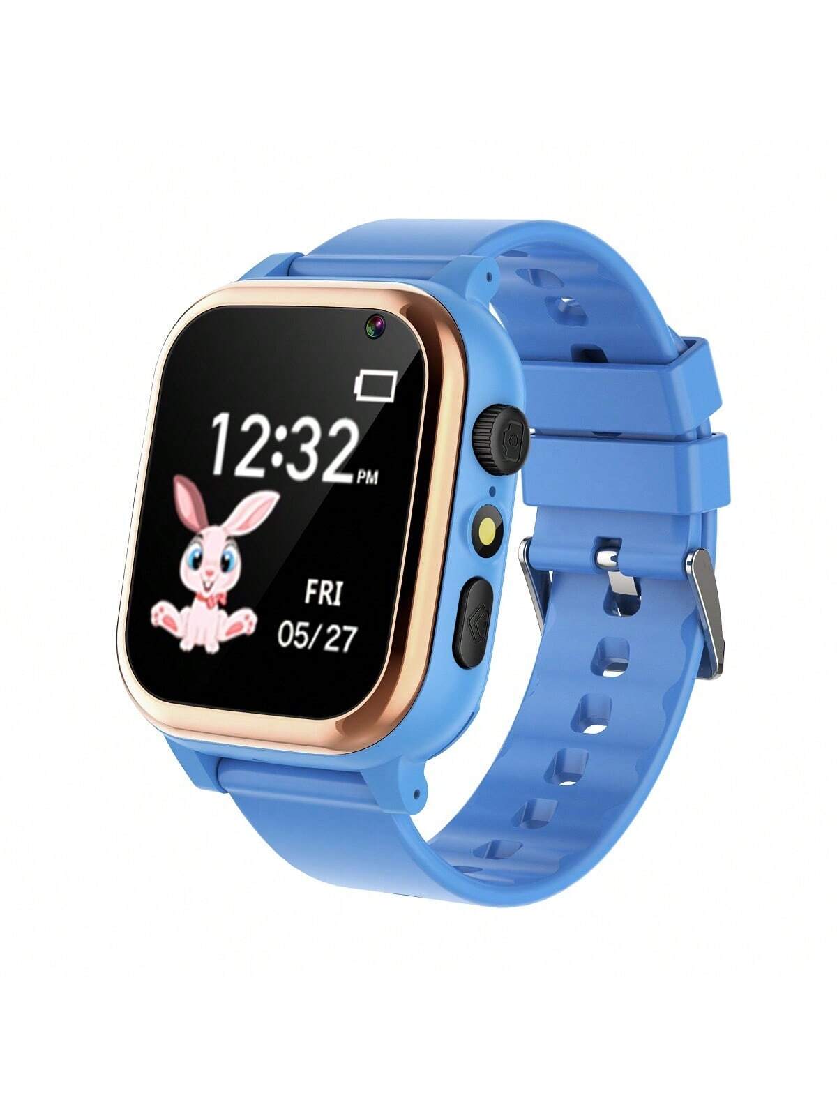 1pc Children's Smart Watch With 16 Built-In Games, Pedometer, Music, Video, Flashlight, Touch Screen Digital Watch With Camera, Video Recorder, Mp3 Player And Flashlight - Birthday Gift For Boys And Girls - Learning And Fun (No Call Function)