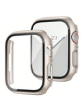 Compatible With Apple Watch 9 Protective Case S8 Apple Watch Case Apple Watches9 Case Film Integrated 8 Protective Cases Ultra High-Definition Metal 49mm Aluminum Alloy Se Explosion-Proof Fully Covered Tempered Film 45