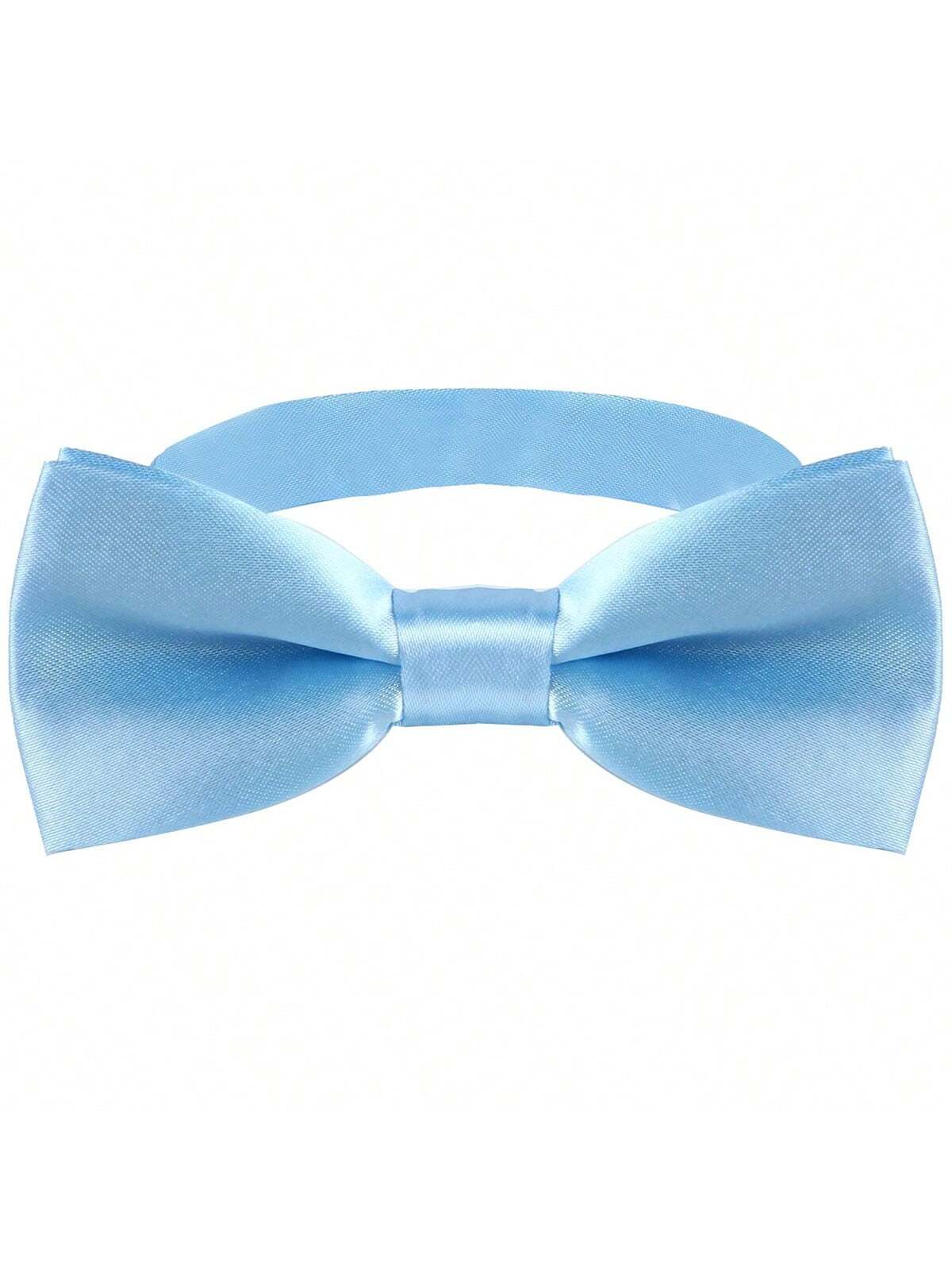 1pc Adjustable Solid Color Pre-Tied Bow Tie For Children - Great For Formal Occasions, Wedding Events, Christmas, Halloween, Easter Dress Up