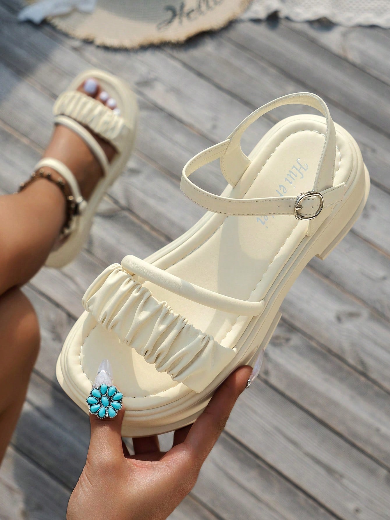 Women's Platform Wedge Sandals, New Summer Beach Sandals, Outdoor & Versatile Roman Slipper