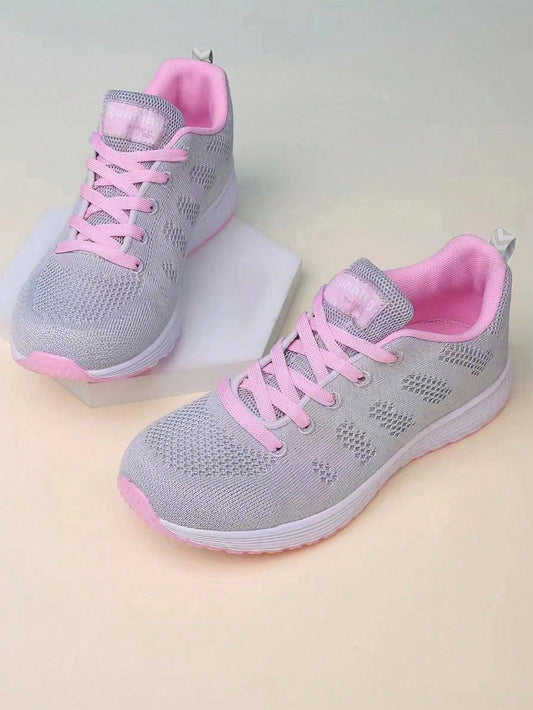 Women's Breathable Mesh Sneakers, Casual Sports Anti-Odor Thin Bottom Comfortable Shoes