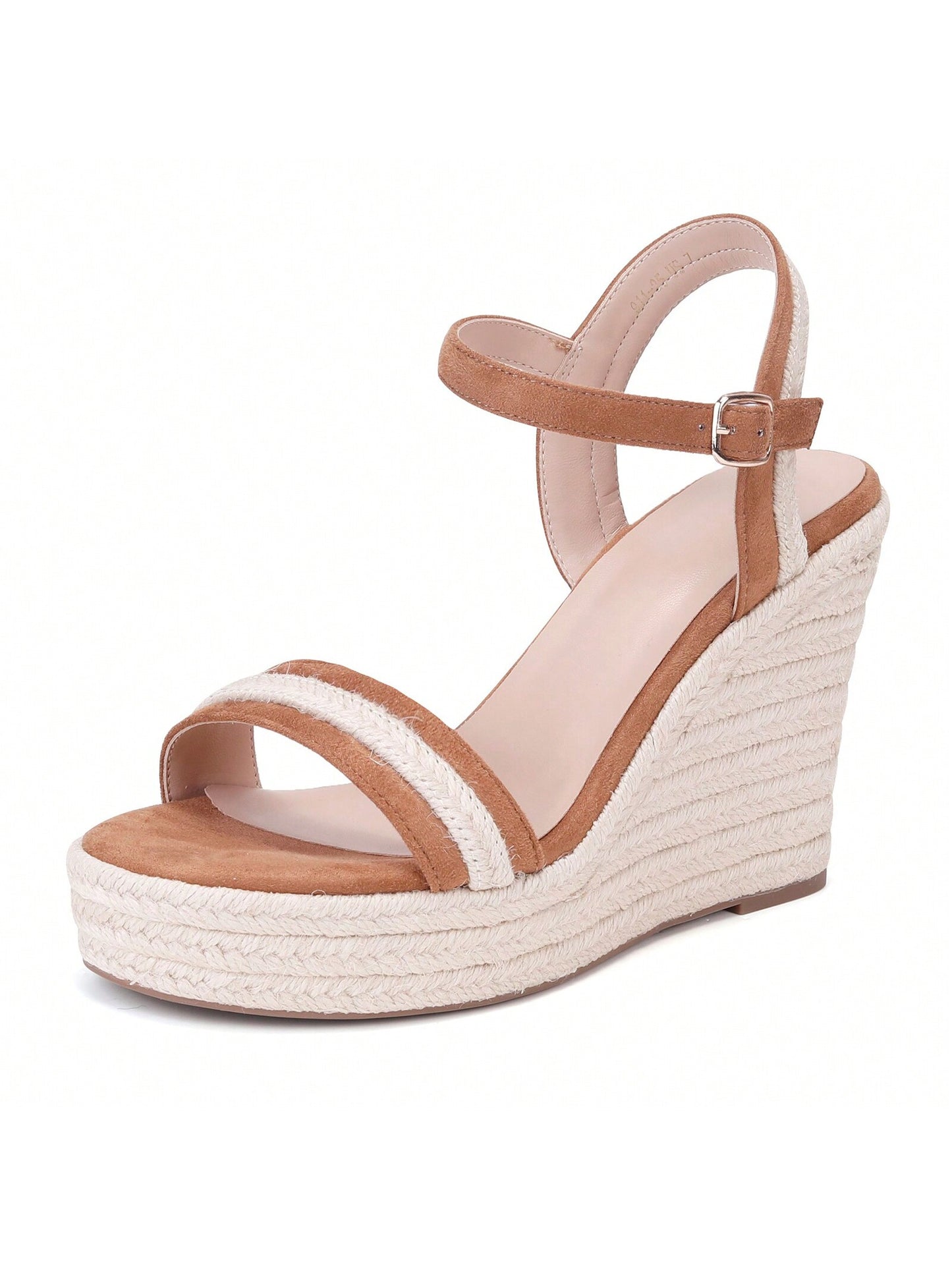 Classic Wedge Heels For Women, Platform Summer Wedge Sandals Ankle Strap Round Open Toe Sandals Comfy Sloping High Heels For Women Casual Beach Summer