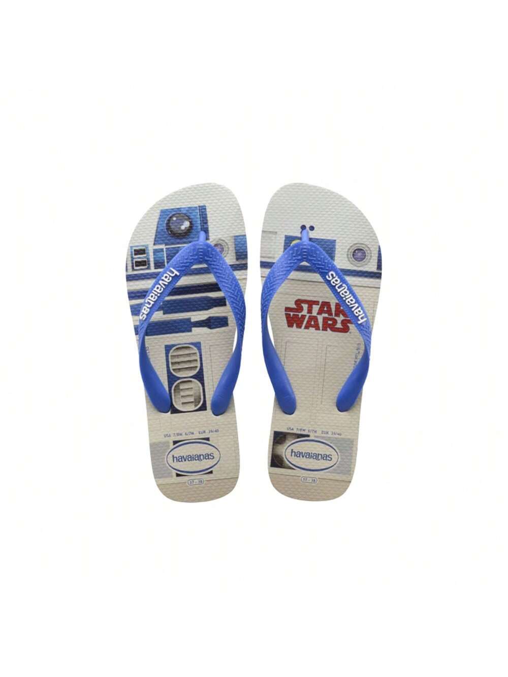 Havaianas Unisex Rubber Flip-Flops 4135185-3771 STAR WARS White