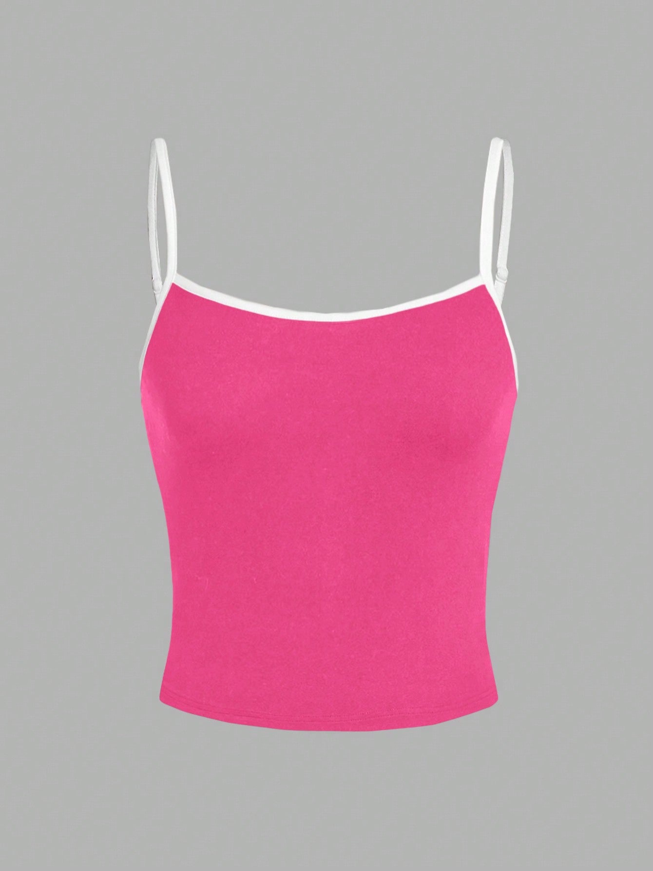 Casual Simple Camisole Top, Slim Fit, Suitable For Summer