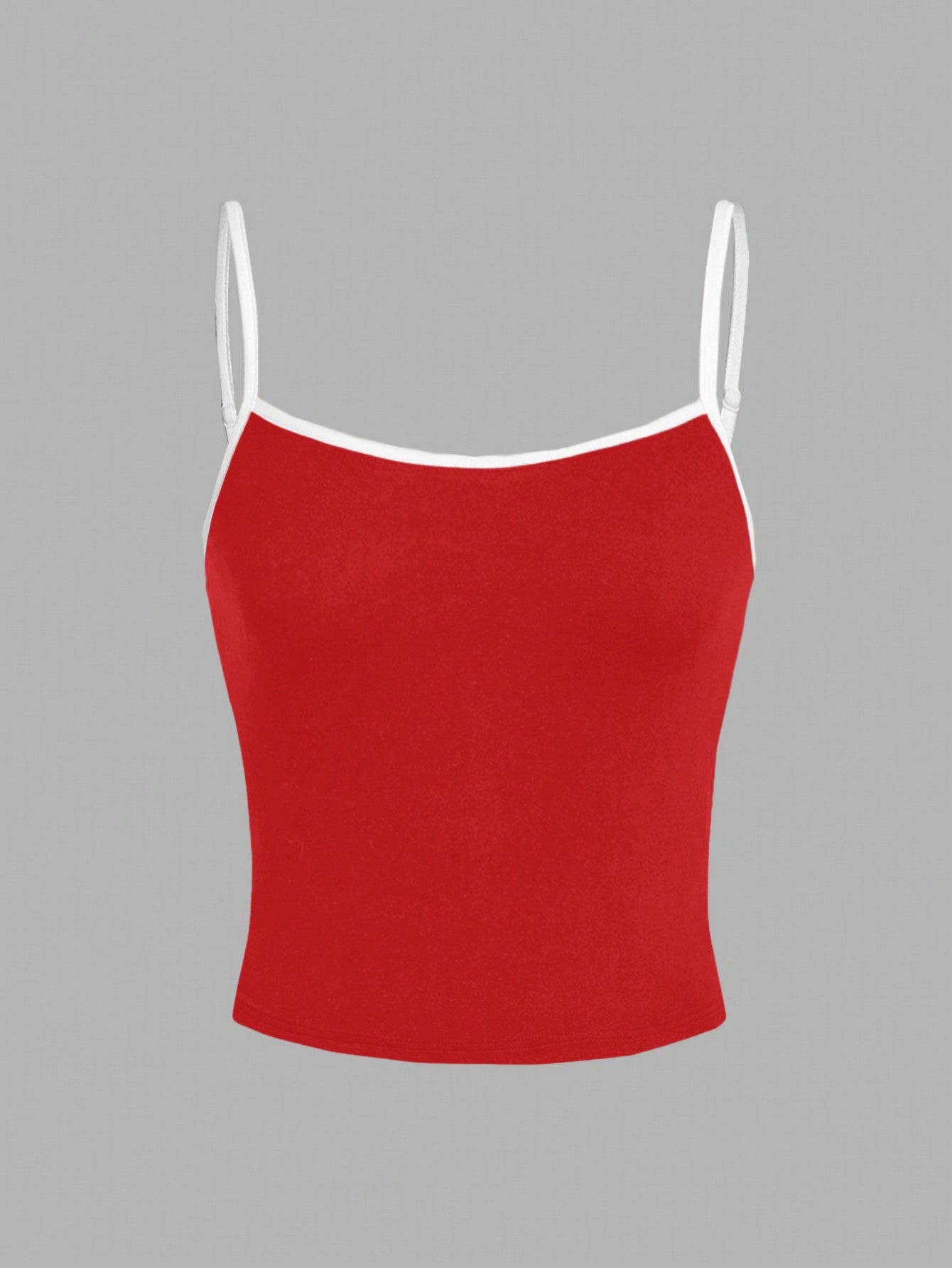 Casual Simple Camisole Top, Slim Fit, Suitable For Summer