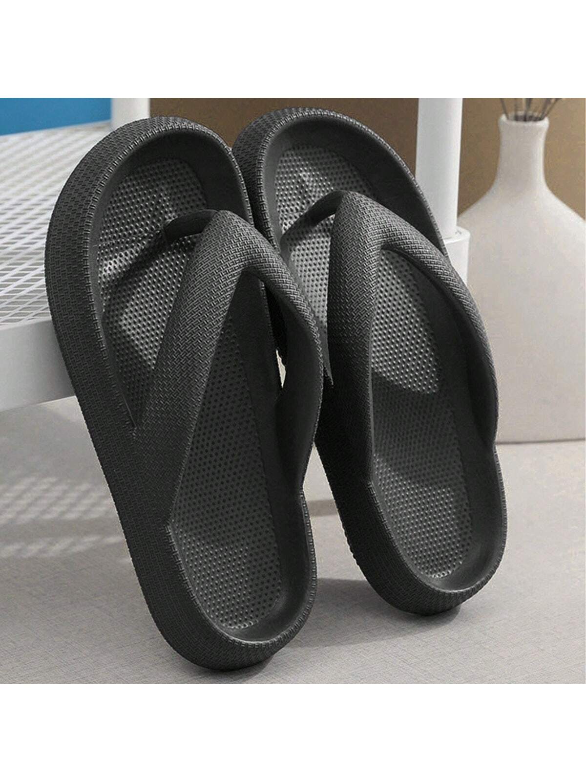 Comfortable Soft Slides Sandals Arch Support Home Cloud EVA Comfy Bath Slippers For Women & Men Non-Slip Flip Flops Thick Sole Summer Sandals