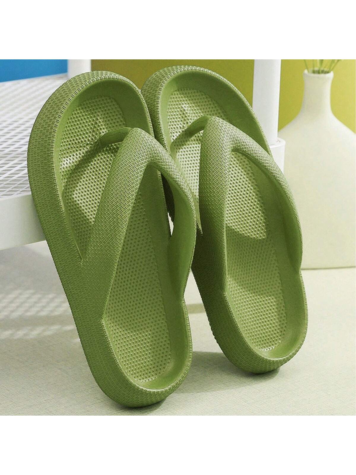 Comfortable Soft Slides Sandals Arch Support Home Cloud EVA Comfy Bath Slippers For Women & Men Non-Slip Flip Flops Thick Sole Summer Sandals