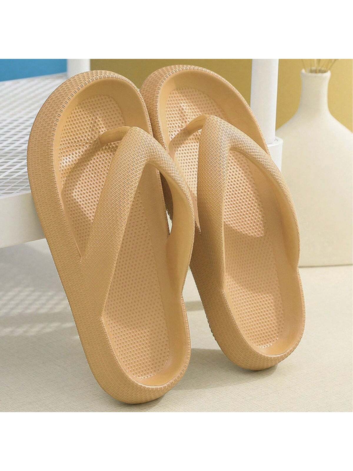 Comfortable Soft Slides Sandals Arch Support Home Cloud EVA Comfy Bath Slippers For Women & Men Non-Slip Flip Flops Thick Sole Summer Sandals