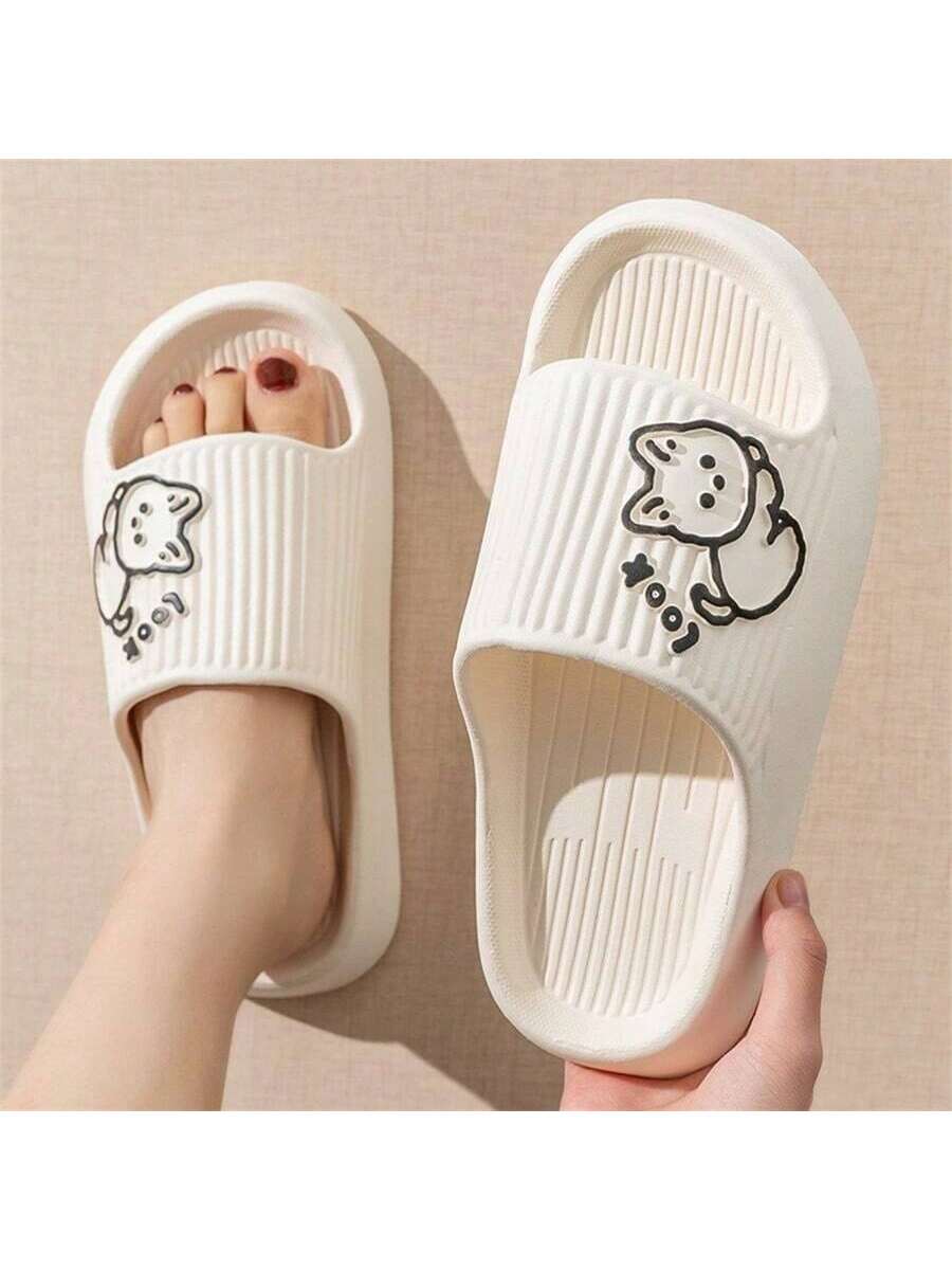 Women's Pink Cute Casual Bathroom Slippers