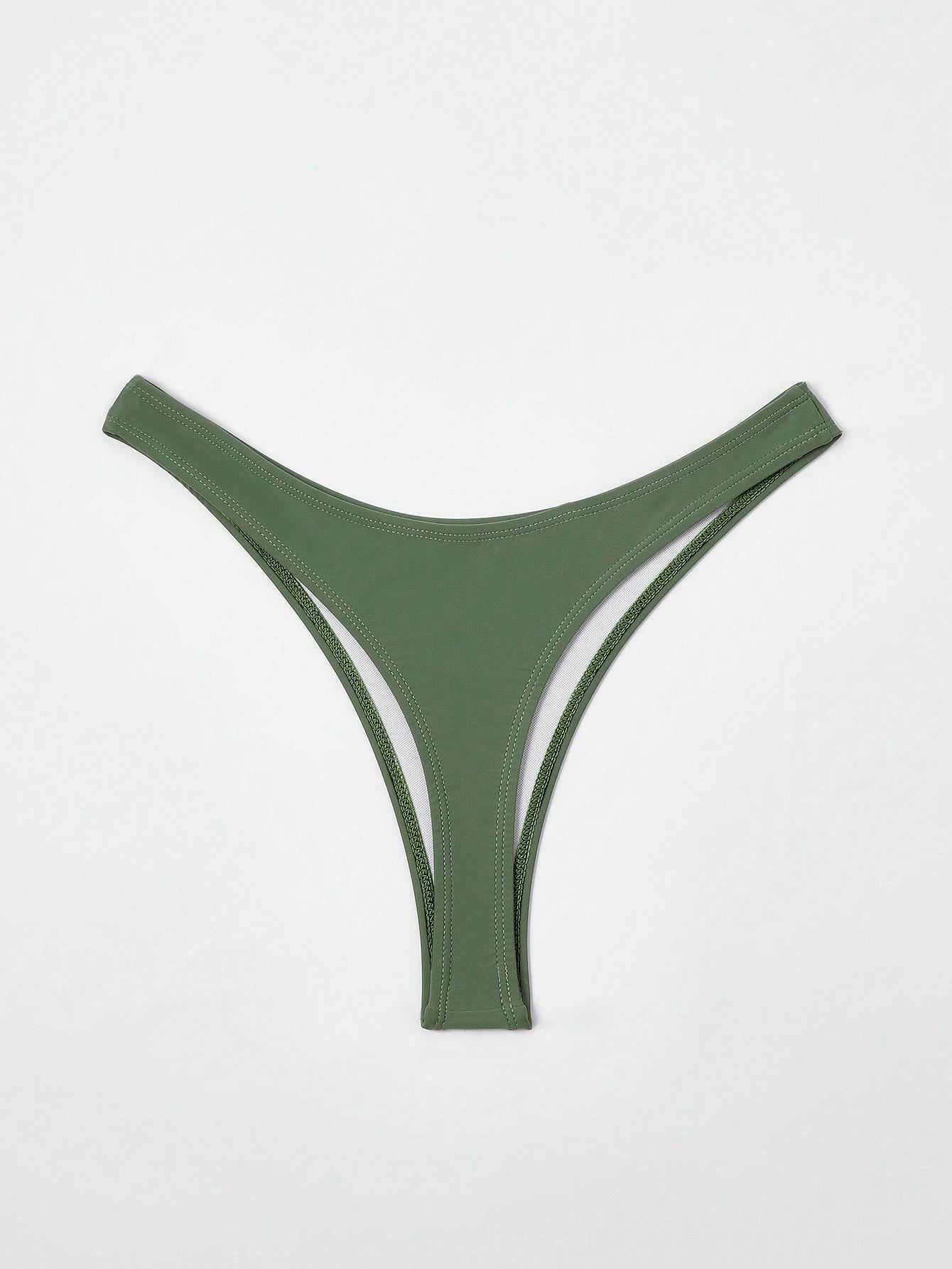 Swim Summer Beach High Cut Thong Bikini Panty