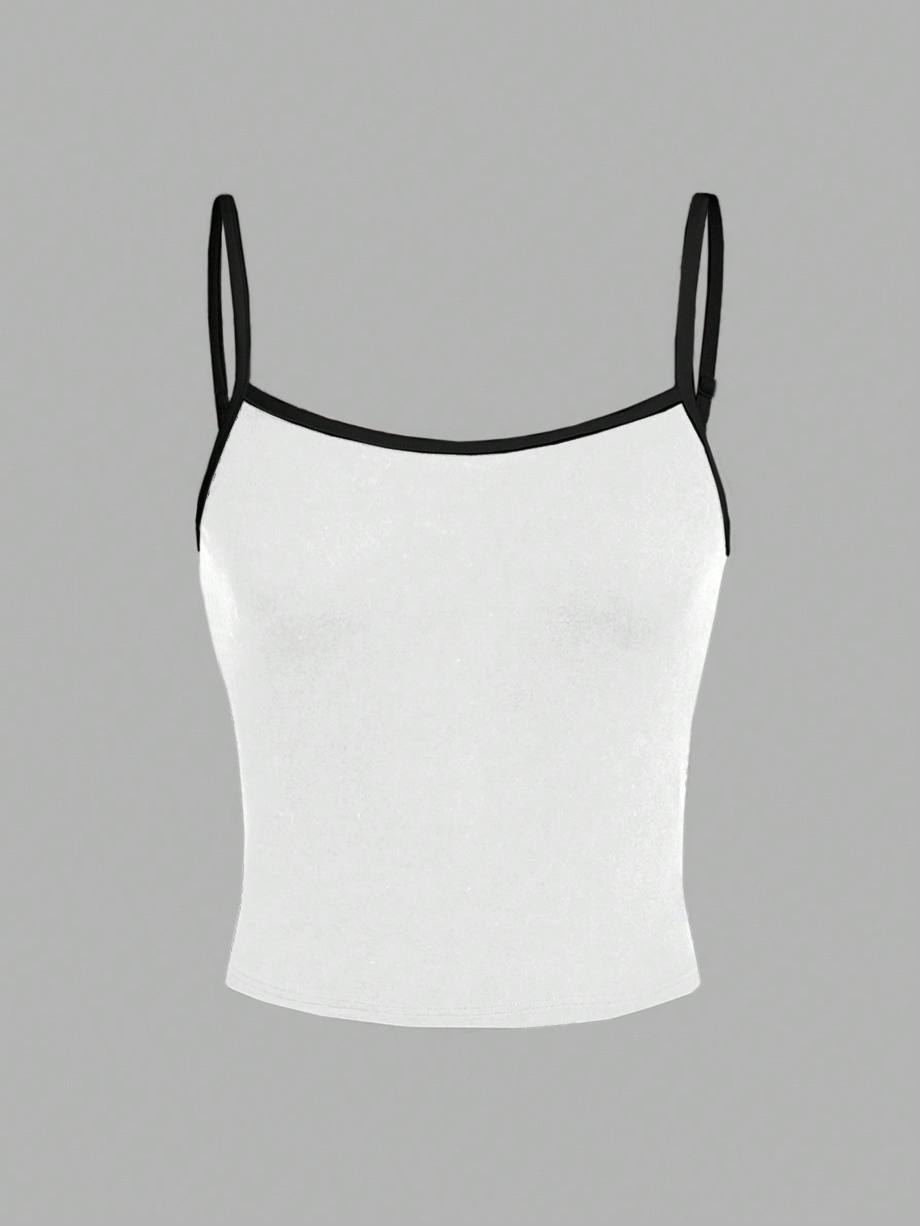 Casual Simple Camisole Top, Slim Fit, Suitable For Summer