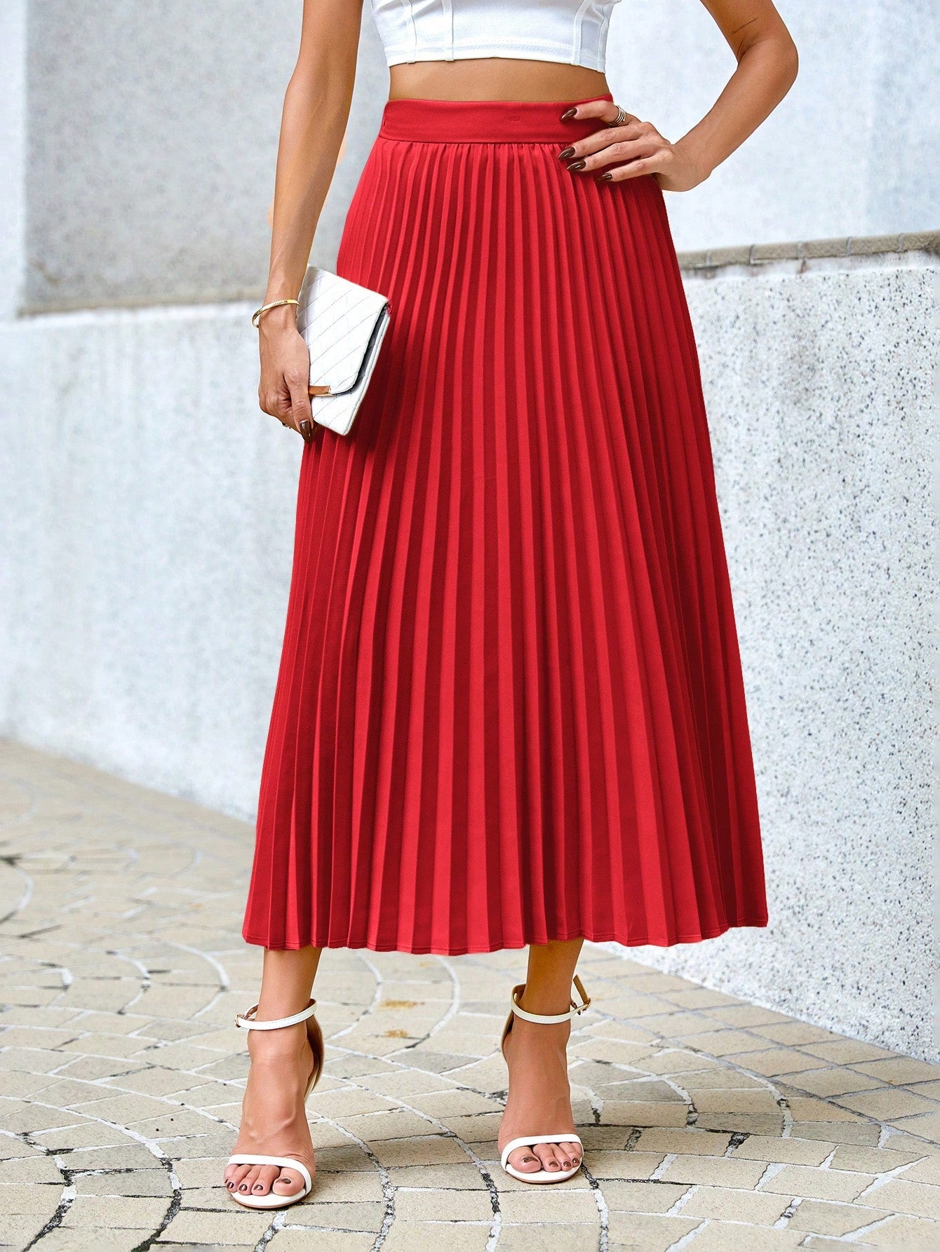 Women's Pleated Skirt