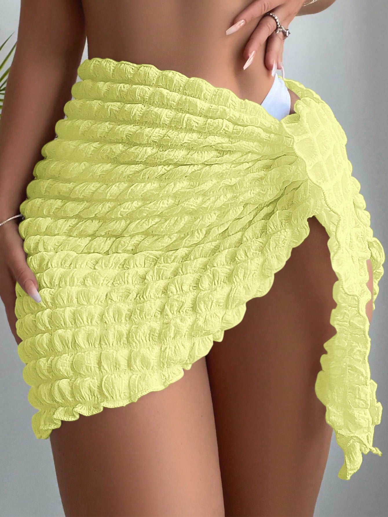 Swim Summer Beach Women's Wrap Tie Front Cover Up Music Festival