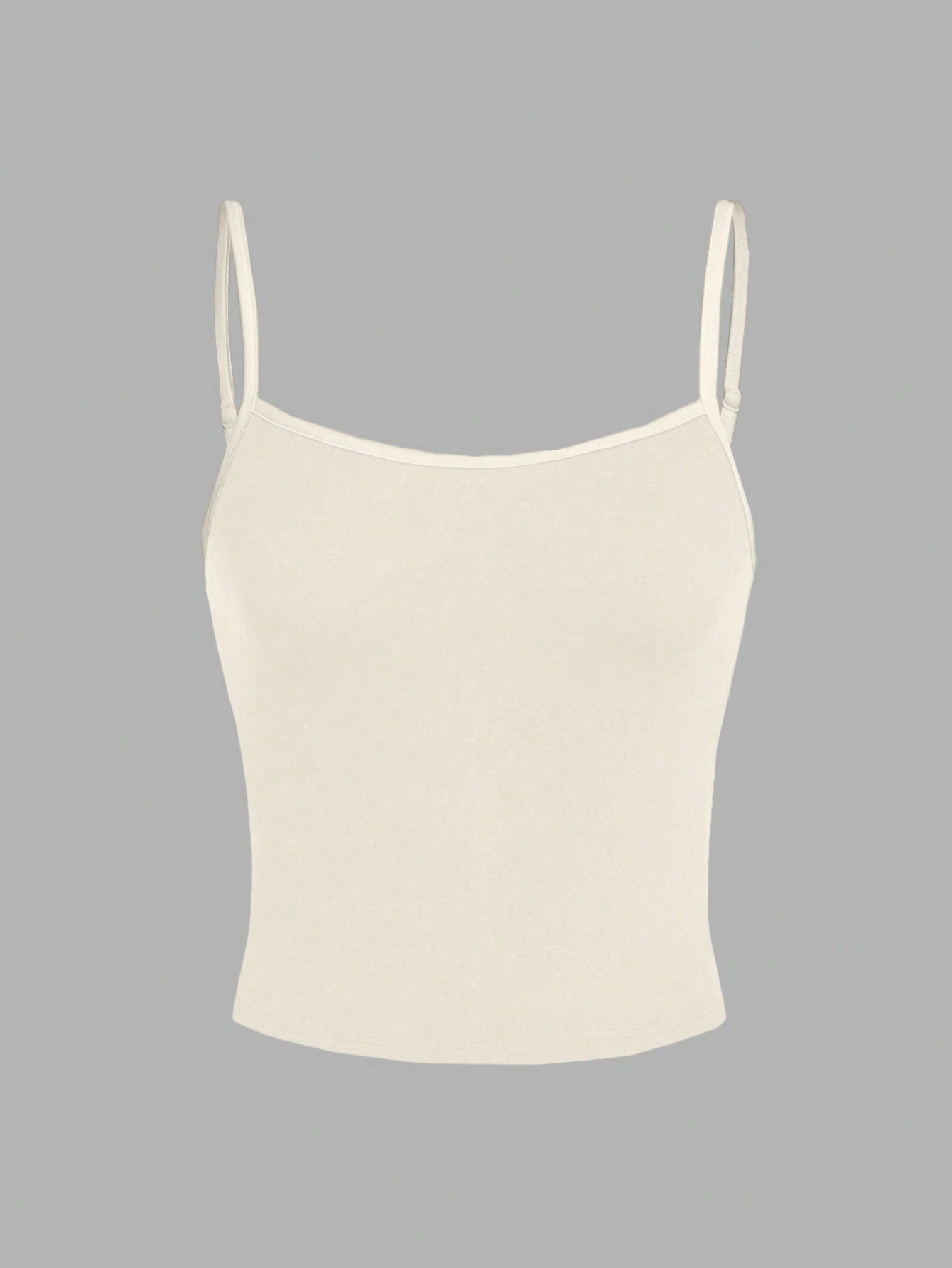 Casual Simple Camisole Top, Slim Fit, Suitable For Summer