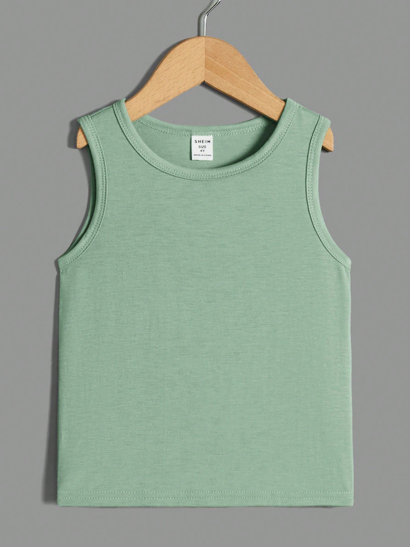 Young Boy Solid Tank Top