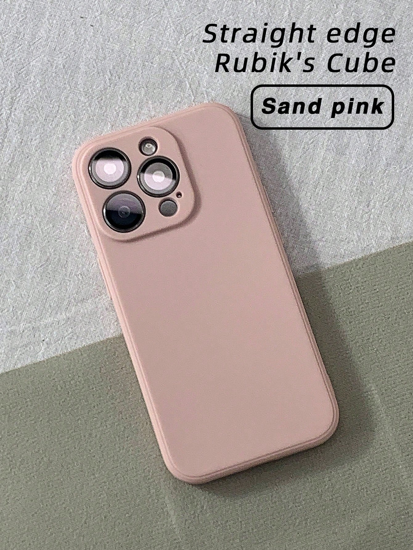 Koolife Solid Color Phone Case Tpu Straight Edge Phone Shell Compatible With Apple Iphone 12/12pro/12promax/13/13pro/13promax/14/14pro/14plus/14promax/15/15pro/15plus/15promax Four Colors Optional