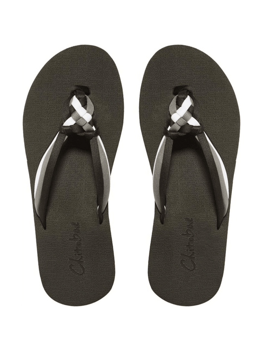 Flip Flops For Women, Flat Sandals Hand-Braided Slippers With Arch Support For Summer Beach