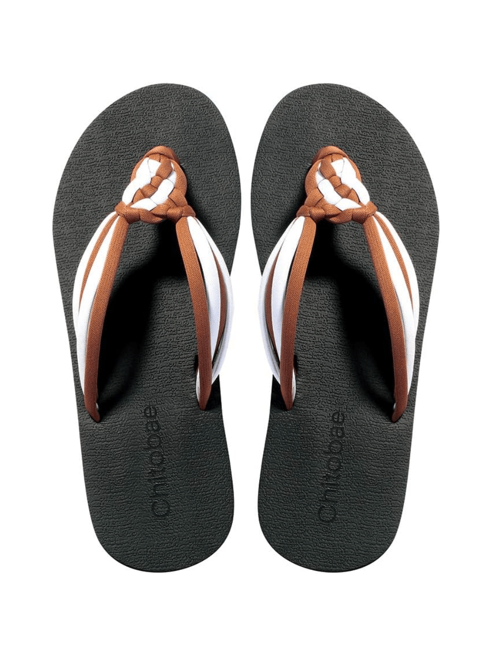 Flip Flops For Women, Flat Sandals Hand-Braided Slippers With Arch Support For Summer Beach