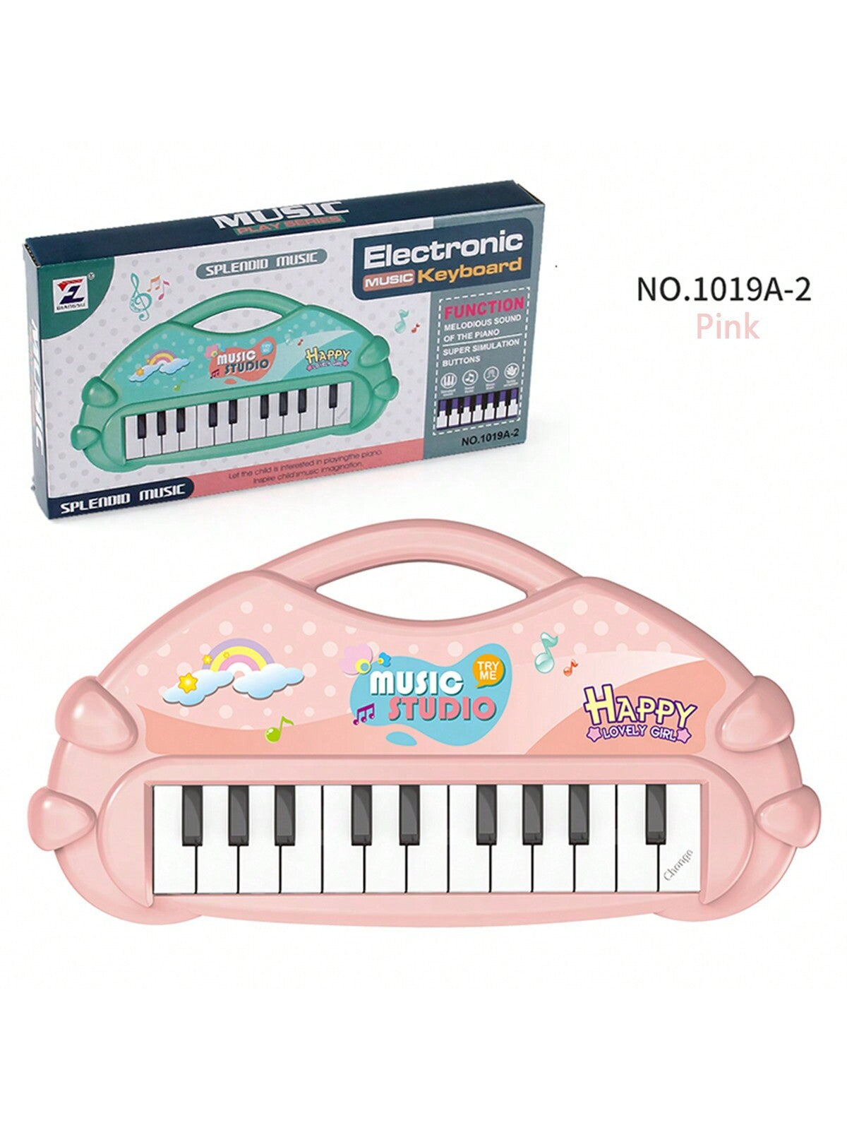 1pc Children's Educational Electronic Piano Toy With 13 Keys, Simulated Piano Musical Instrument Toy Portable Cartoon Kids' Music Piano, Suitable For Boys & Girls, Early Education Toy Gift