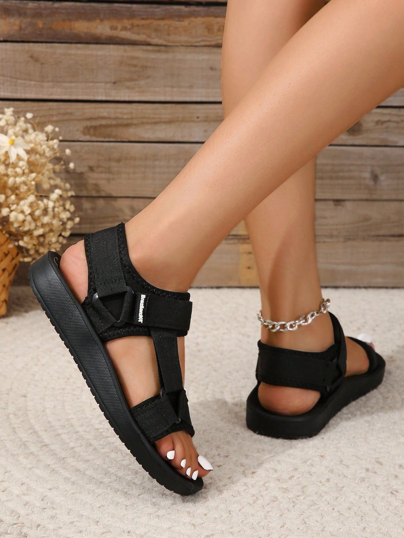 Summer Casual Lightweight Sport Sandals For Teens