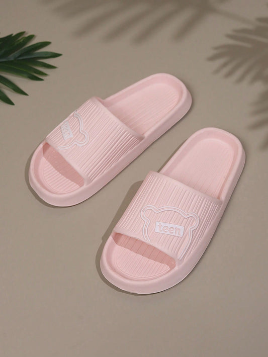 Kids' Eva Cute, Lightweight, Super Soft Anti-Slip, Wear-Resistant House Slippers With Open Toe