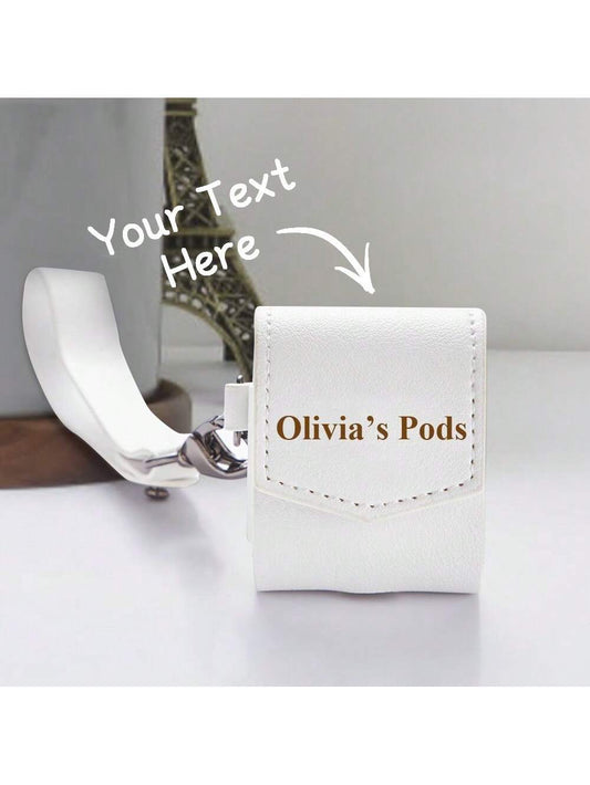 1pc Custom AirPods Case Engraved Headset Bag Portable Headset Storage Box Bluetooth Headset Bag Airpods 1 Airpods 2 Multicolor Airpods For Women Unique Gift For Her, Girlfriend, Lover, Wife, Ideal For Valentine's Day, Mother's Day, Birthdays, Anniversarie