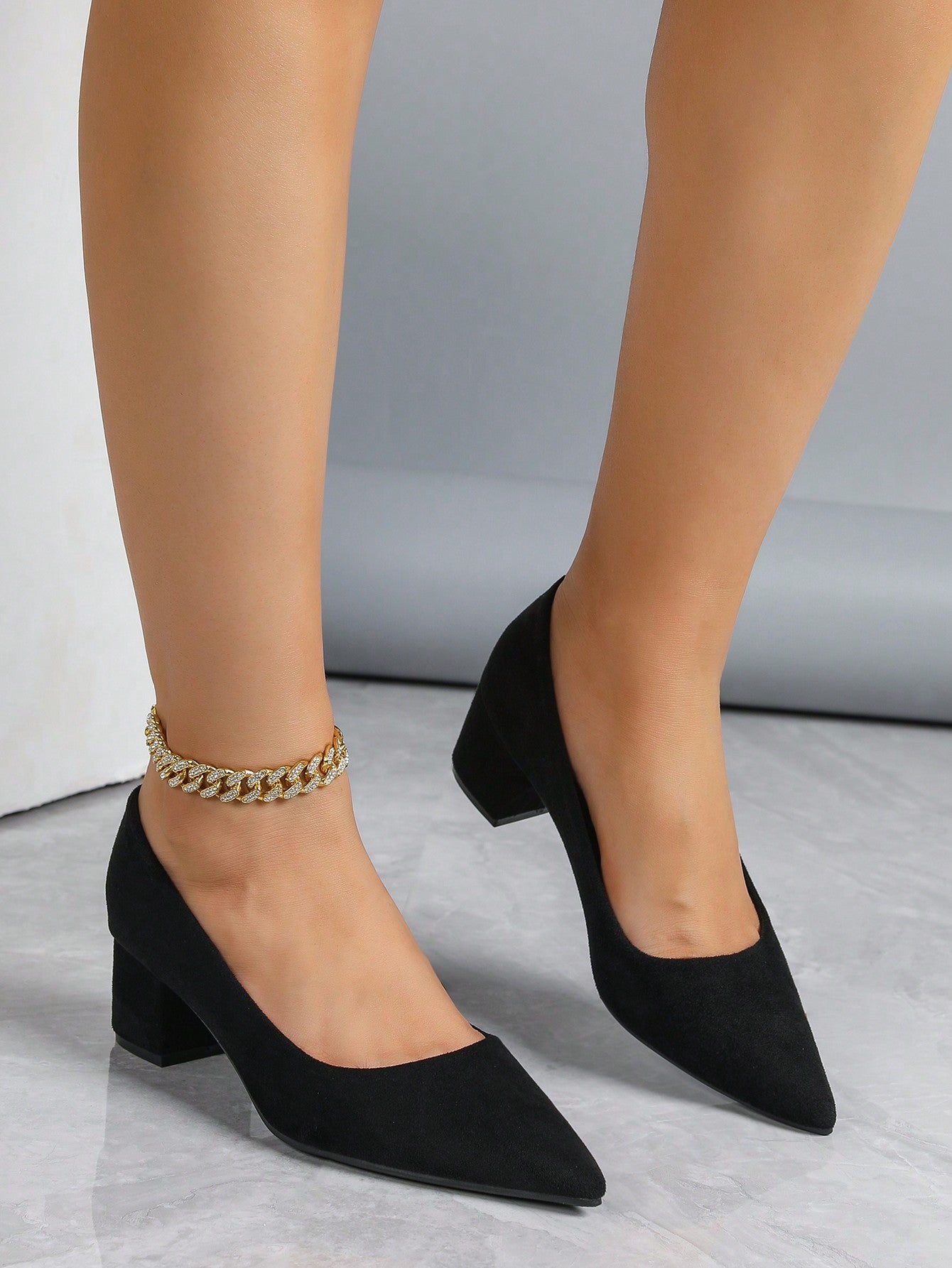 Women's New Spring/Summer Chunky Heel Shoes, Charming & Fashionable Party High Heels