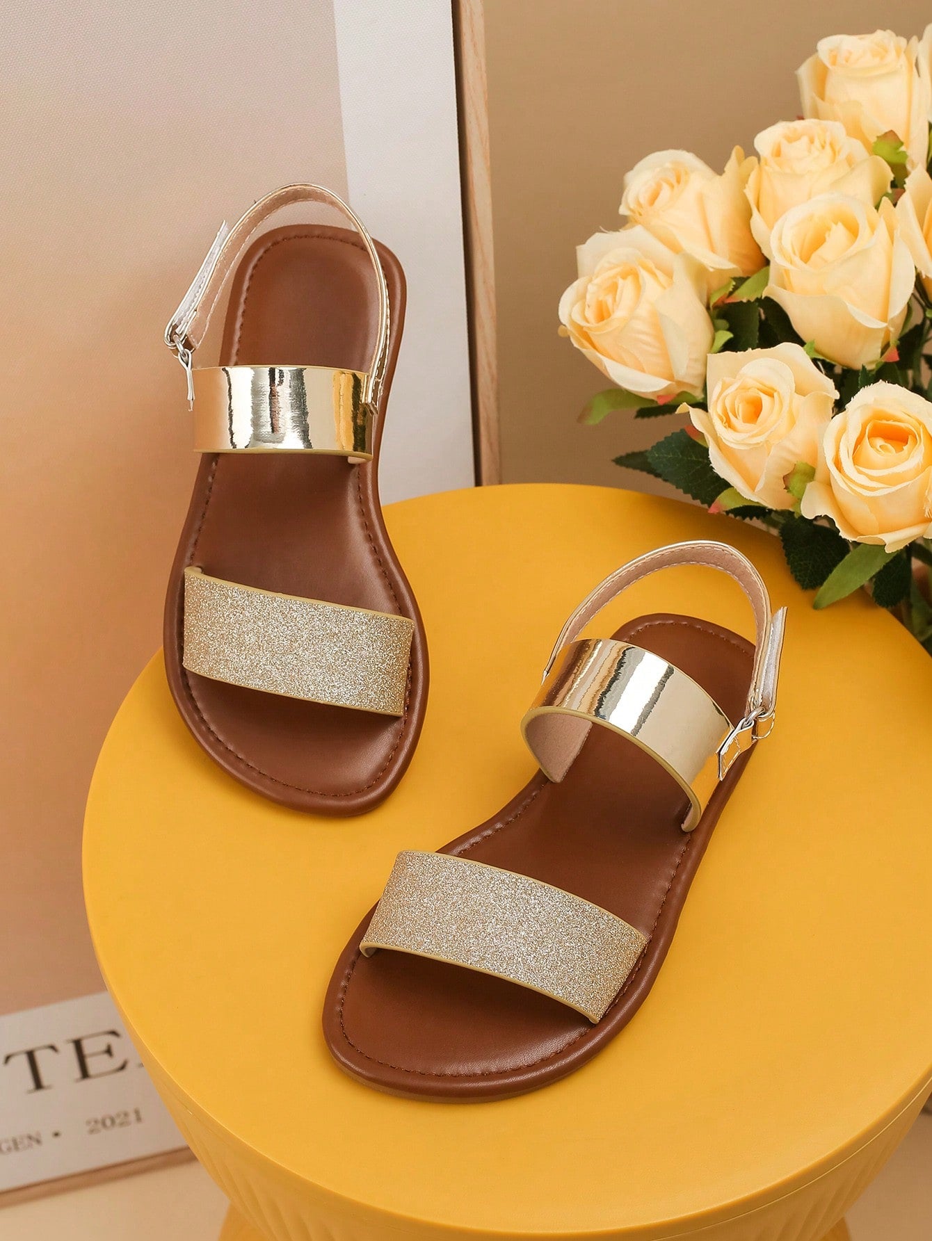 Fashionable And Comfortable Flat Mary Jane Sandals For Outdoor And Vacation