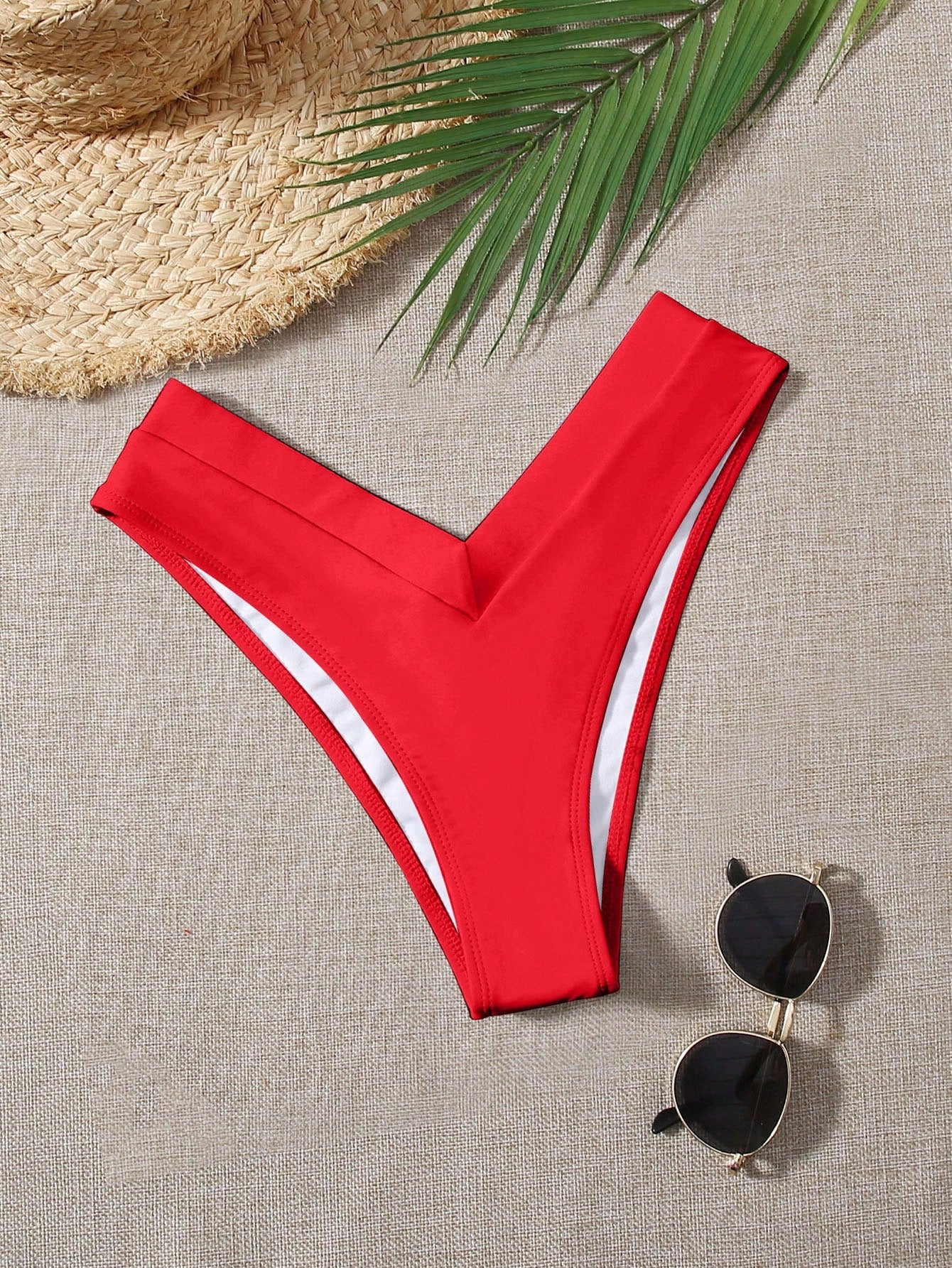 Swim Summer Beach High Cut Bikini Bottom