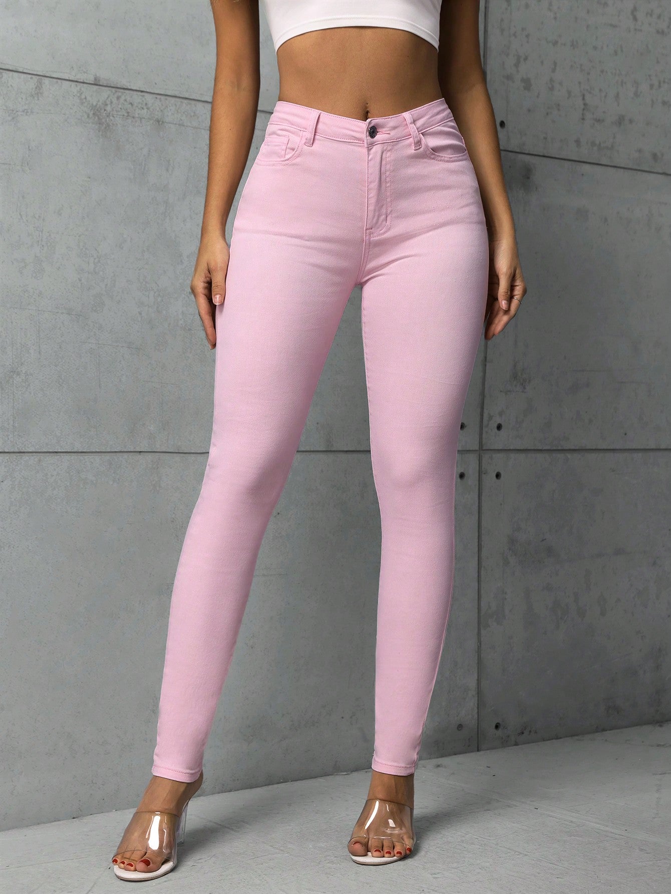 Women's Daily Wear Skinny Denim Pants