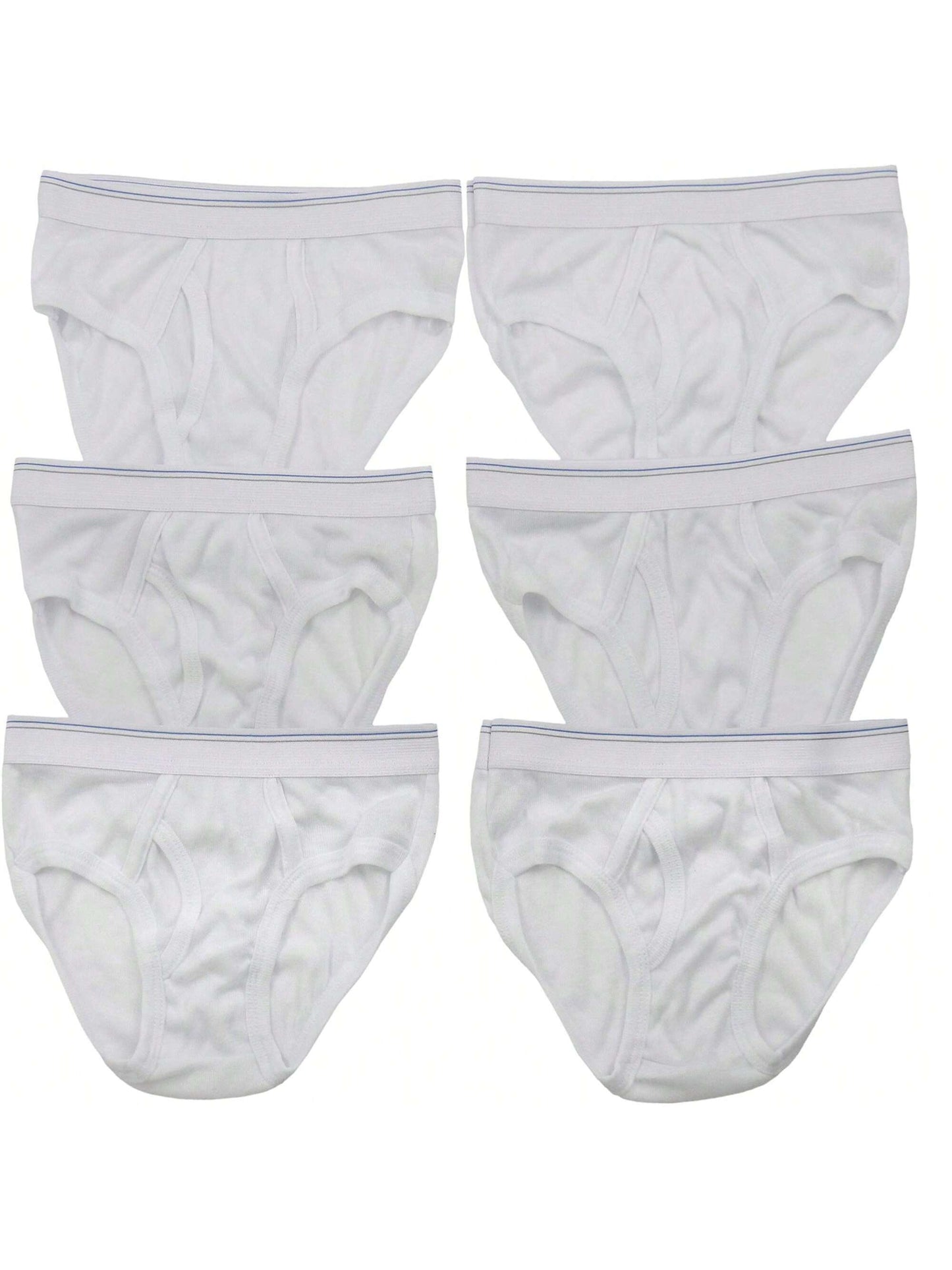 ToBeInStyle Tween Boy Pack Of 6 Cotton Or Nylon Assorted Brief Underwear